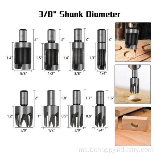 Alat penggerudian chamfer 23 pcs